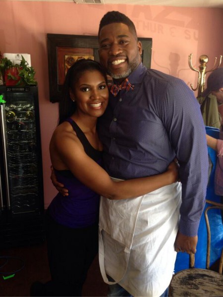 Kevin Boutte with his wife Denise Boutte in a picture posted on his Twitter